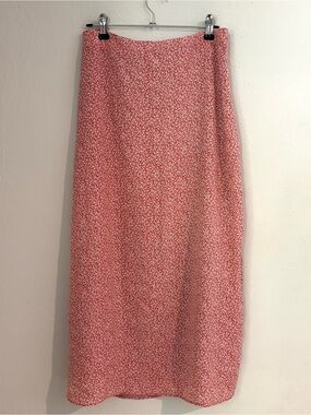 Abercrombie & Fitch Floral Midi Skirt Womens Small